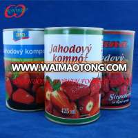 High quality 24/15oz canned strawberry, E129 canned strawberry in light syrup