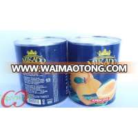 Chinese high quality canned apricot in light syrup